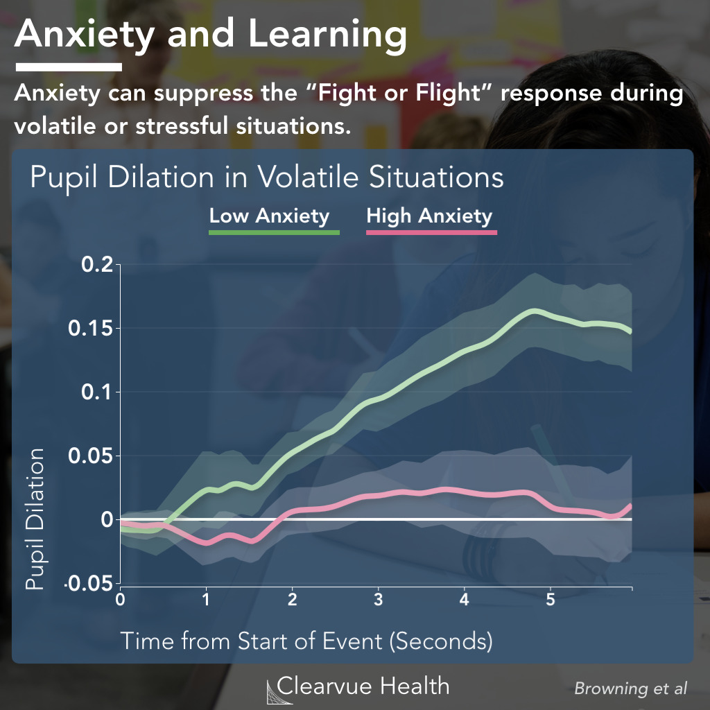Learning Rate and Volatility with Anxiety