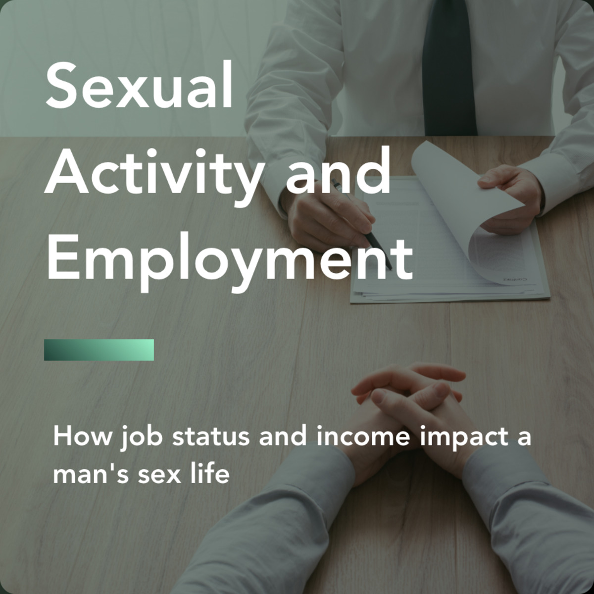 3 Charts | The link between sexual activity and employment.