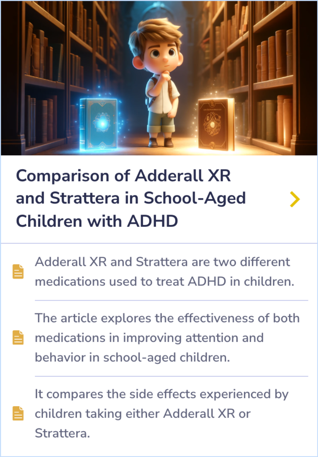 Summary Card comparing growth patterns in children with ADHD undergoing MAS-XR treatment, emphasizing first-year growth deficits.